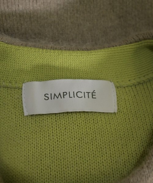 Simplicite（シンプリシテ）カーディガン ベージュ サイズ:F レディース/2200665205033