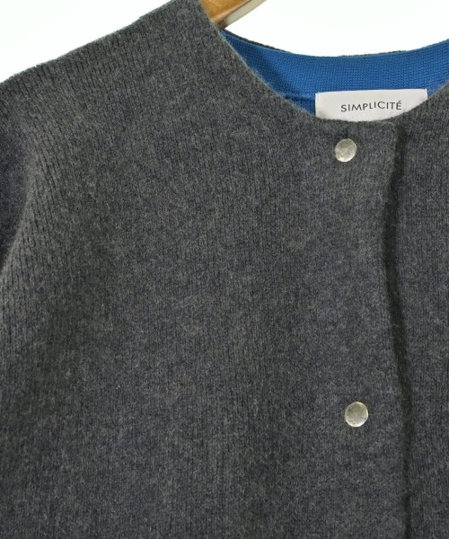 Simplicite（シンプリシテ）カーディガン グレー サイズ:F レディース/2200665205040