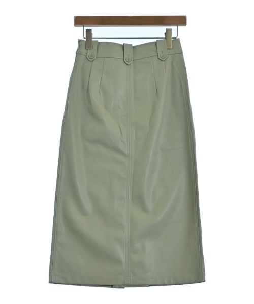 Simplicite（シンプリシテ）ひざ丈スカート 緑 サイズ:S レディース/2200665592027
