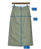 Simplicite（シンプリシテ）ひざ丈スカート 緑 サイズ:S レディース/2200665592027