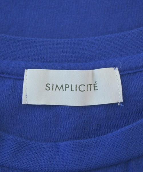 Simplicite（シンプリシテ）Tシャツ・カットソー 青 サイズ:F レディース/2200663374021