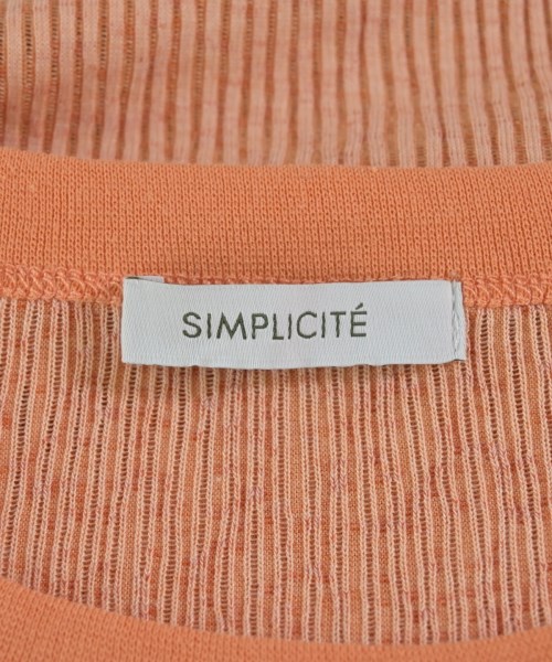 Simplicite（シンプリシテ）Tシャツ・カットソー オレンジ サイズ:-(M位) レディース/2200663665068