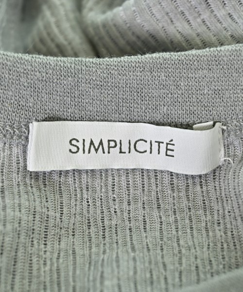 Simplicite（シンプリシテ）Tシャツ・カットソー グレー サイズ:-(XL位) レディース/2200663665082