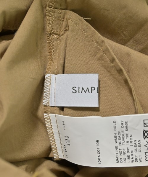 Simplicite（シンプリシテ）オールインワン/サロペット ベージュ サイズ:F レディース/2200661768020