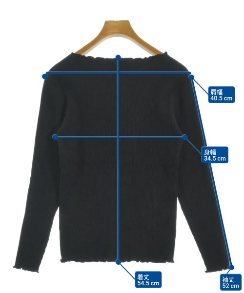 Simplicite（シンプリシテ）Tシャツ・カットソー 黒 サイズ:-(XS位) レディース/2200664343231