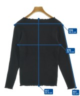 Simplicite（シンプリシテ）Tシャツ・カットソー 黒 サイズ:-(XS位) レディース/2200664343231