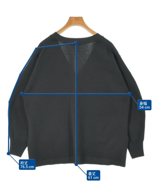 Simplicite（シンプリシテ）カーディガン 黒 サイズ:-(M位) レディース/2200664516055