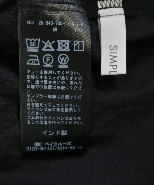 Simplicite（シンプリシテ）ワンピース 黒 サイズ:F レディース/2200667988095