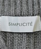 Simplicite（シンプリシテ）ニット・セーター グレー サイズ:F レディース/2200664186029