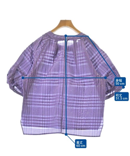 Simplicite（シンプリシテ）ブラウス 紫 サイズ:F レディース/2200666510136