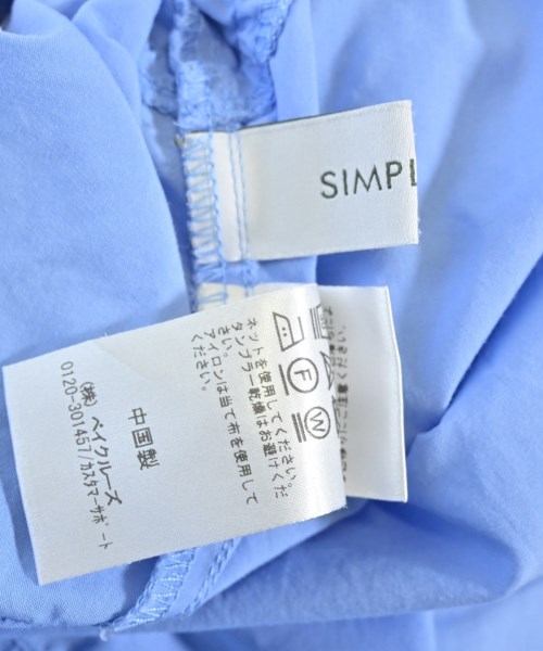Simplicite（シンプリシテ）カジュアルシャツ 青 サイズ:F レディース/2200668389037