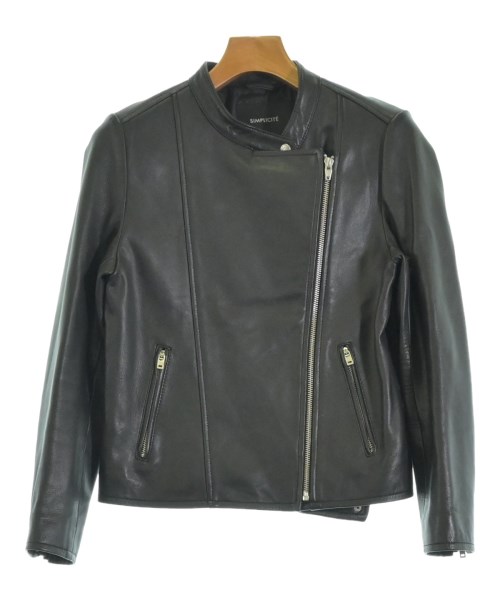 Simplicite(シンプリシテ)ライダース 黒 サイズ:M/2200662932024
