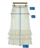 Simplicite（シンプリシテ）ロング・マキシ丈スカート 白 サイズ:-(M位) レディース/2200669038064