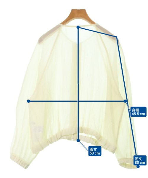Simplicite（シンプリシテ）ブラウス 黄 サイズ:F レディース/2200666520067