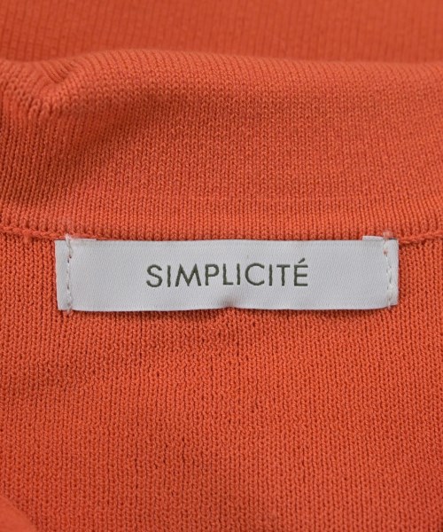 Simplicite（シンプリシテ）ニット・セーター オレンジ サイズ:F レディース/2200666520173