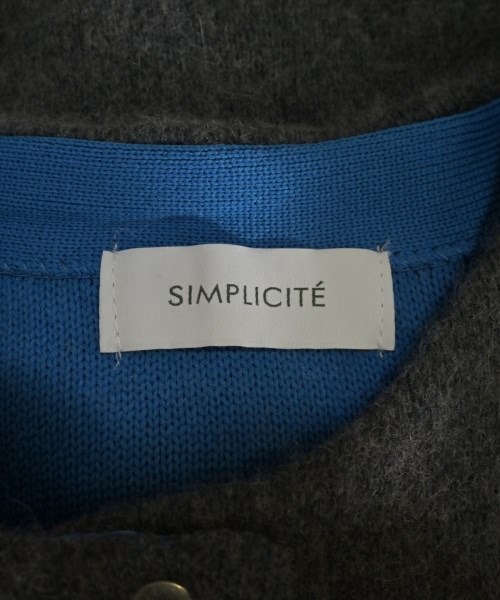Simplicite（シンプリシテ）カーディガン グレー サイズ:F レディース/2200662642046