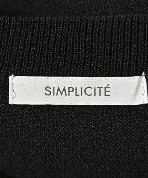 Simplicite（シンプリシテ）ニット・セーター 黒 サイズ:-(M位) レディース/2200669515039