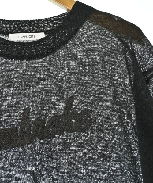 Simplicite（シンプリシテ）ニット・セーター 黒 サイズ:-(M位) レディース/2200669515039