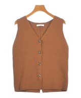 Simplicite（シンプリシテ）ベスト 茶 サイズ:F レディース/2200668198035