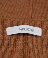 Simplicite（シンプリシテ）ベスト 茶 サイズ:F レディース/2200668198035