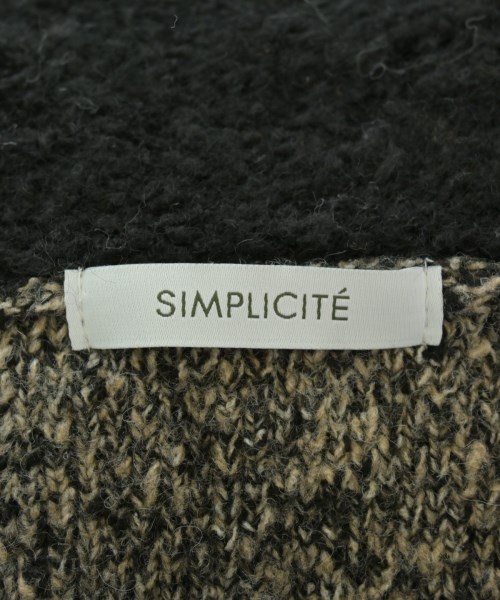 Simplicite（シンプリシテ）ジャケット 黒 サイズ:F レディース/2200669458091