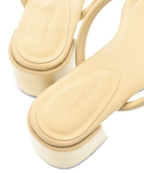 Simplicite（シンプリシテ）サンダル ベージュ サイズ:L(24.5cm位) レディース/2200672231117