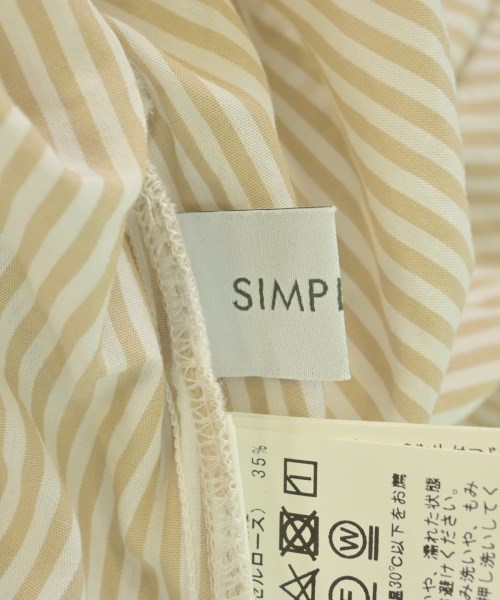 Simplicite（シンプリシテ）ブラウス ベージュ サイズ:F レディース/2200727998071