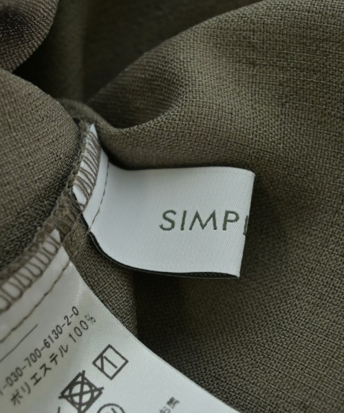 Simplicite（シンプリシテ）ブラウス 茶 サイズ:F レディース/2200727007063