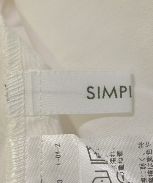 Simplicite（シンプリシテ）カジュアルシャツ 白 サイズ:F レディース/2200735729025