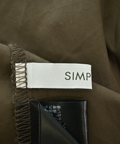Simplicite（シンプリシテ）ワンピース 茶 サイズ:F レディース/2200716156062