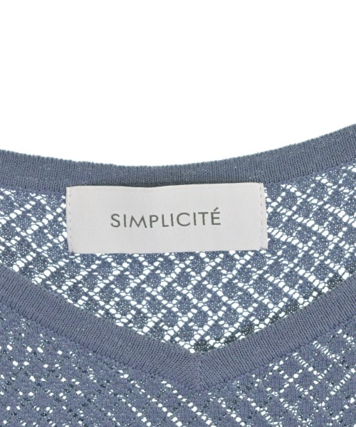Simplicite（シンプリシテ）ワンピース 青 サイズ:F レディース/2200717077069