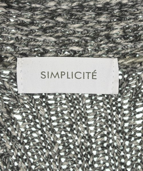 Simplicite（シンプリシテ）カーディガン 黒 サイズ:F レディース/2200720757019