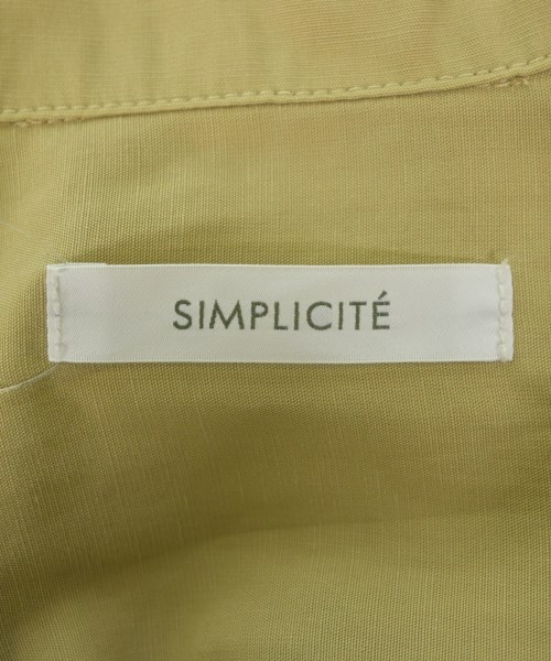 Simplicite（シンプリシテ）カジュアルシャツ カーキ サイズ:38(M位) レディース/2200716181019