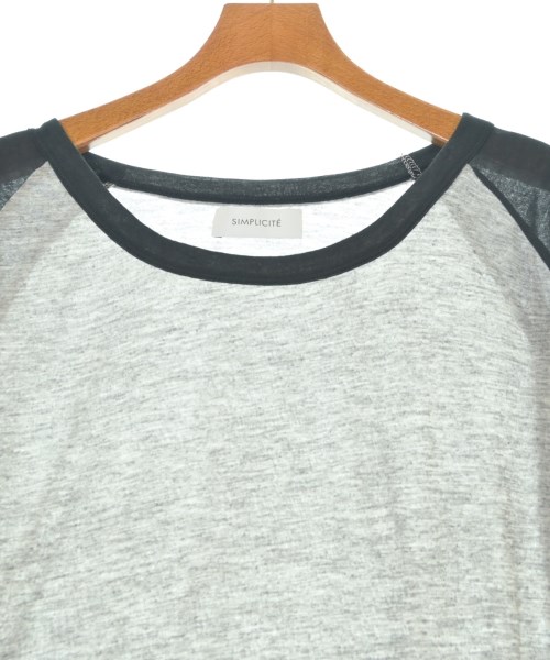 Simplicite（シンプリシテ）Tシャツ・カットソー グレー サイズ:F レディース/2200722991091