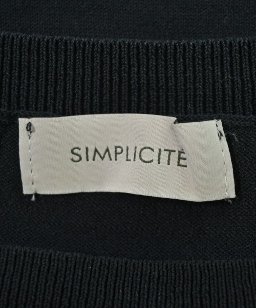 Simplicite（シンプリシテ）ニット・セーター 紺 サイズ:F レディース/2200710481115