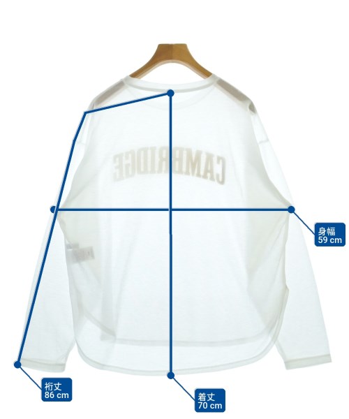 Simplicite（シンプリシテ）Tシャツ・カットソー 白 サイズ:F レディース/2200721232027