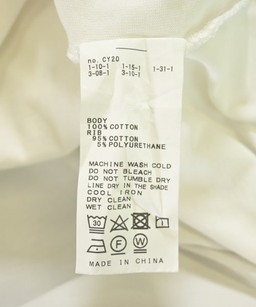 Simplicite（シンプリシテ）Tシャツ・カットソー 白 サイズ:F レディース/2200721081021