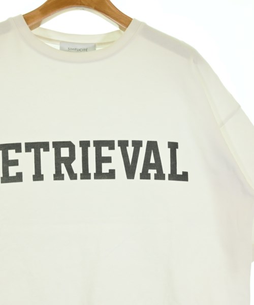 Simplicite（シンプリシテ）Tシャツ・カットソー 白 サイズ:F レディース/2200721081021