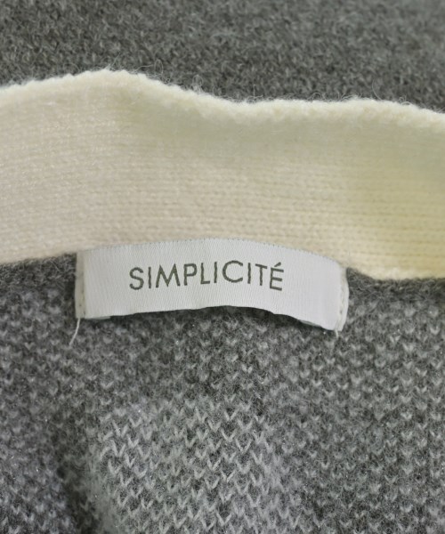 Simplicite（シンプリシテ）カーディガン グレー サイズ:F レディース/2200721490021