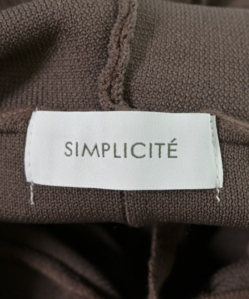 Simplicite（シンプリシテ）ニット・セーター 茶 サイズ:F レディース/2200721574165