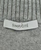 Simplicite（シンプリシテ）ニット・セーター グレー サイズ:F レディース/2200719310010