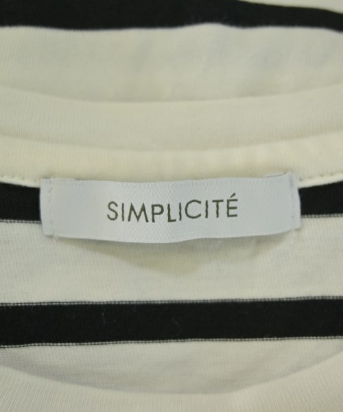 Simplicite（シンプリシテ）Tシャツ・カットソー 白 サイズ:F レディース/2200723176022