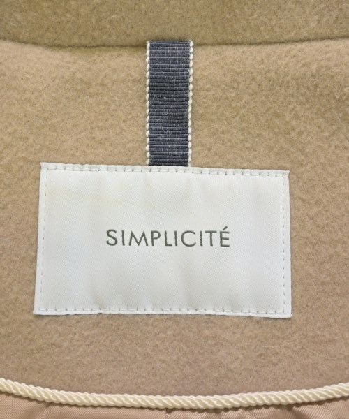 Simplicite（シンプリシテ）チェスターコート ベージュ サイズ:F レディース/2200723140023