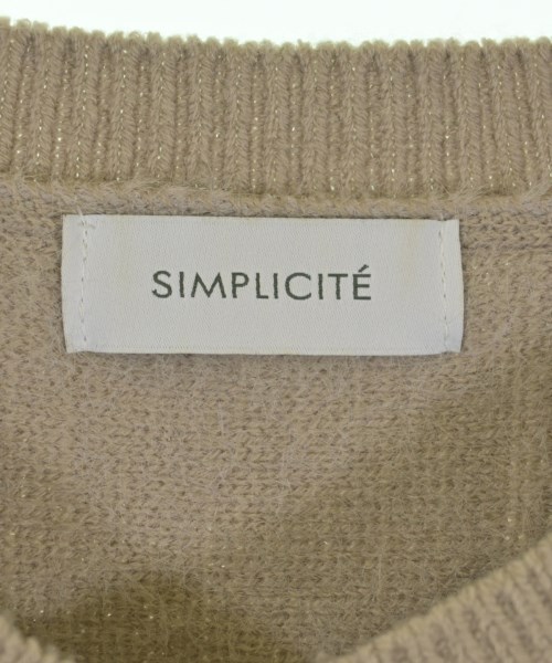 Simplicite（シンプリシテ）ニット・セーター グレー サイズ:-(L位) レディース/2200723140191