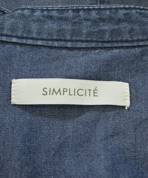 Simplicite（シンプリシテ）カジュアルシャツ 紺 サイズ:-(M位) レディース/2200723480037