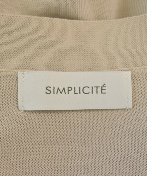 Simplicite（シンプリシテ）カーディガン ベージュ サイズ:F レディース/2200677572079
