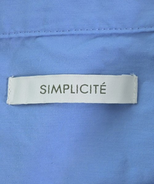 Simplicite（シンプリシテ）カジュアルシャツ 青 サイズ:F レディース/2200676181111