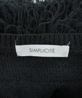 Simplicite（シンプリシテ）ベスト/ノースリーブ 黒 サイズ:F レディース/2200680989024