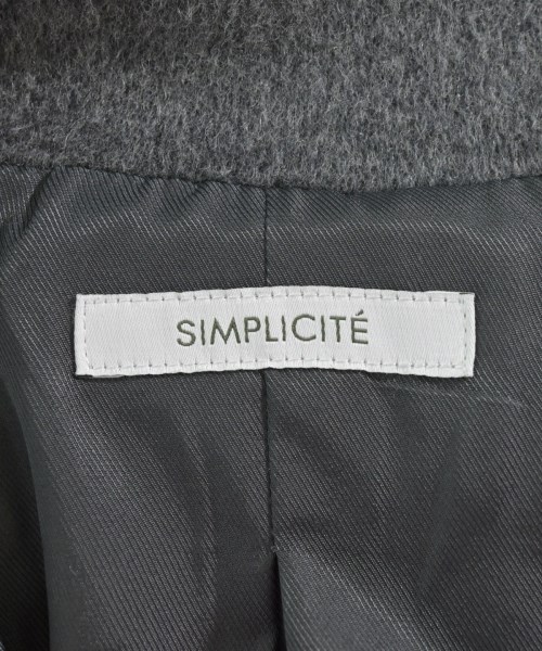 Simplicite（シンプリシテ）ステンカラーコート グレー サイズ:F レディース/2200680489036