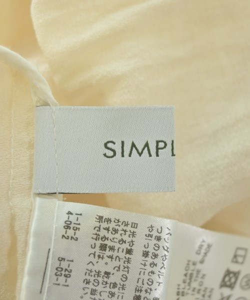 Simplicite（シンプリシテ）カジュアルシャツ 白 サイズ:-(XL位) レディース/2200684858333